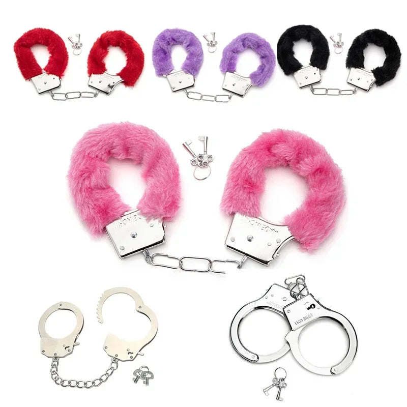 2pc BDSM Bondage Handcuffs Set | Erotic Restraint Cuffs for Couples