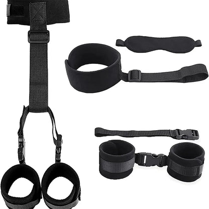 Premium Couples Comfort Set - Adjustable Lifestyle Accessories with Blindfold