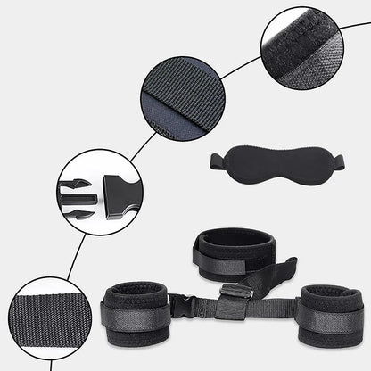 Premium Couples Comfort Set - Adjustable Lifestyle Accessories with Blindfold